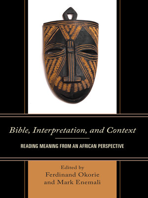 cover image of Bible, Interpretation, and Context